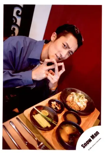 Snow Man 20년 해외(태국) 오프샷 이와모토 테루 공식 사진*1장