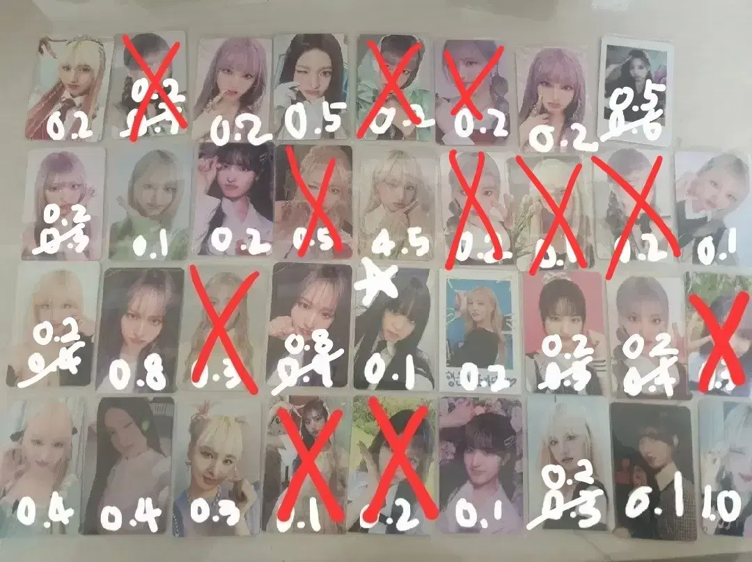 가격 인하) 아이브 리즈 포토카드 포카 판매