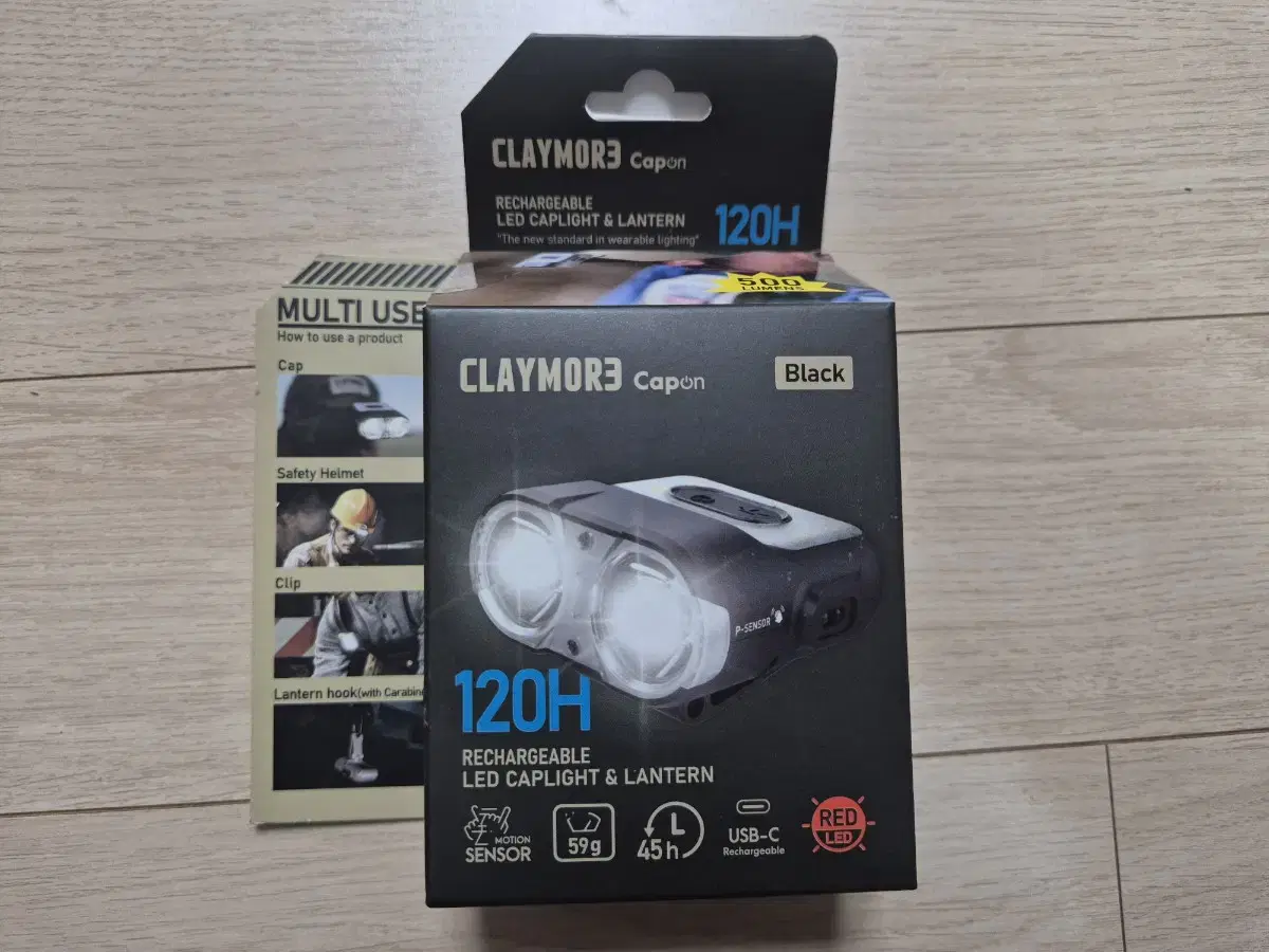[New] Cremoa Capon 120H Caplight Rechargeable LED Headlamp for Mountain Climbing