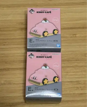 E상 피규어 마그넷 컬렉션 제일복권 별의 커비 카페 자동차