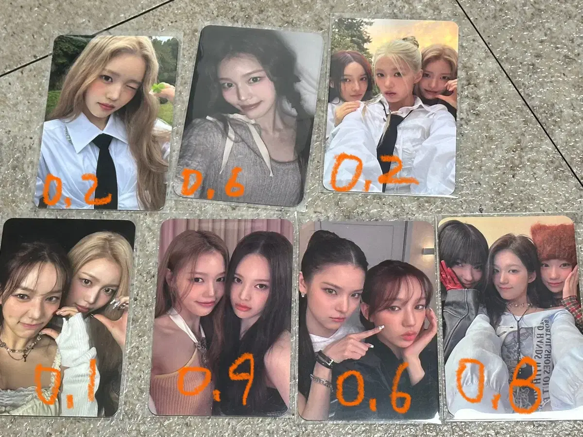 엔시티드림 이즈나 엔믹스 뉴진스 포카 판매합니다