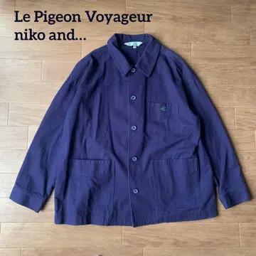 Le Pigeon Voyageur 커버올 퍼플네이비 니코앤드 별주