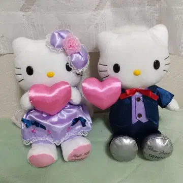 헬로키티 봉제 인형 세트
