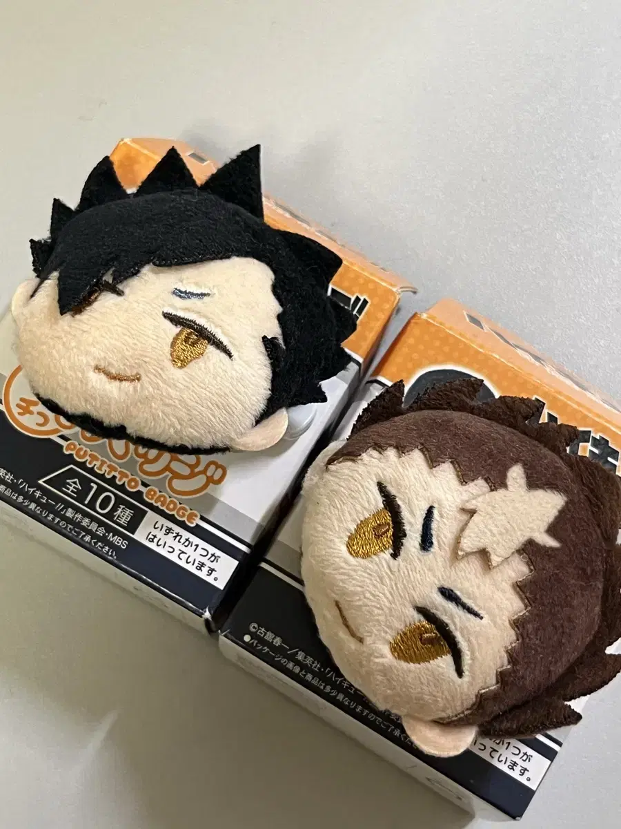 Haikyu Putitto Face Doll Face Badge