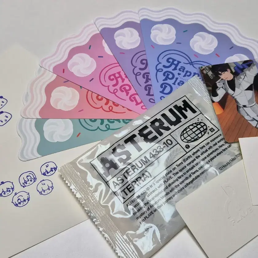 Plave Photocard Asterum 433-10 Cafe Lucky Draw PUTV Official
