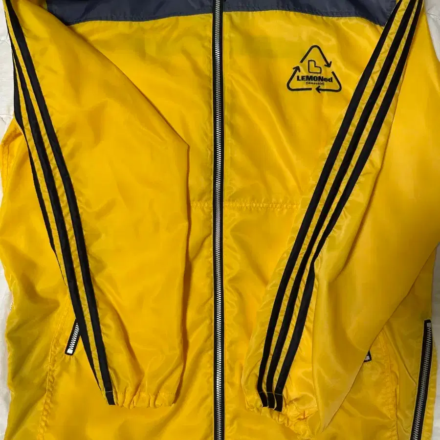 X Japan Hide Rocket Dive Lemoned Jacket Raincoat Nylon Parka Size