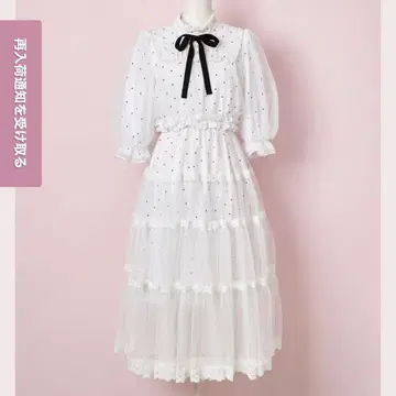 mellfy memory Sweet classical Dot 원피스