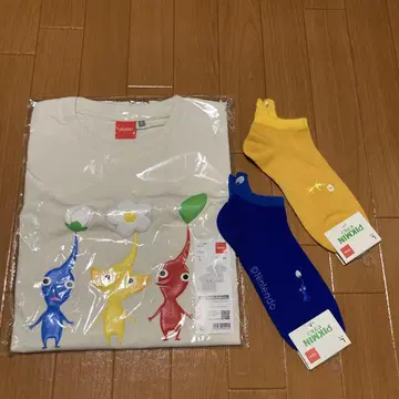 피크민 티셔츠 양말