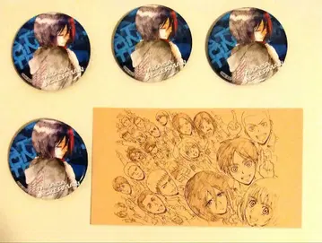 진격의 거인 WIT STUDIO 아사노 교지 캔뱃지 미카사 카드