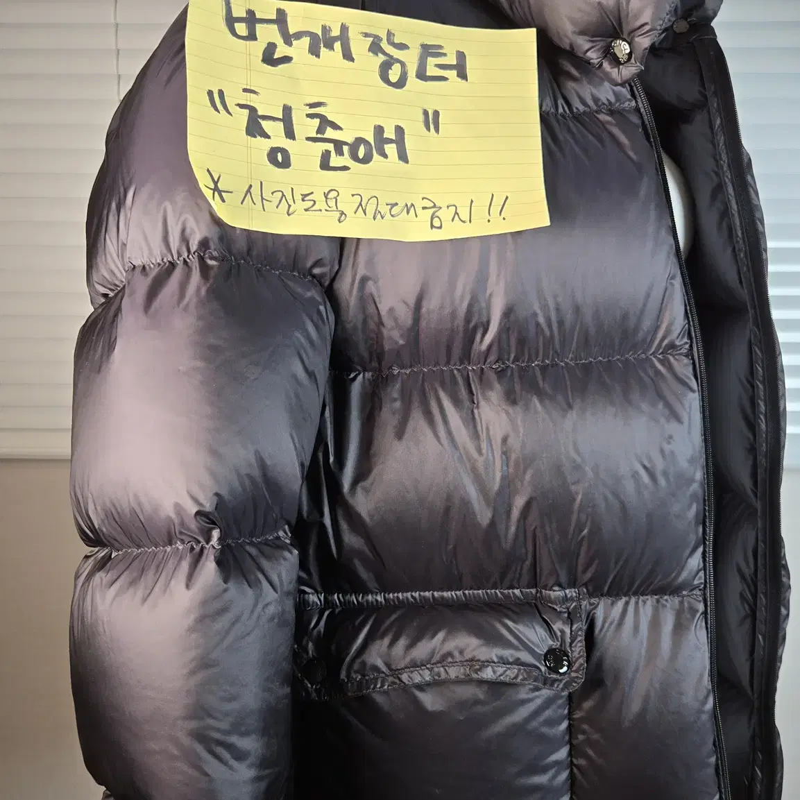 몽클레어 라니끄 구스다운 패딩 (사이즈 5)