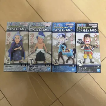 원피스 월드 콜렉터블 피규어 와노쿠니 오니가시마 편 4개 세트