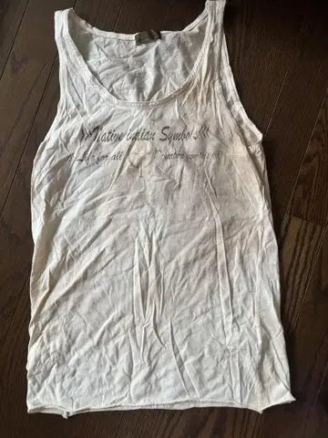 goa vintage 탱크탑 빈티지 고아 페더