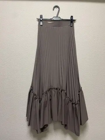 archive 일레헴 플리츠 티어드 스커트