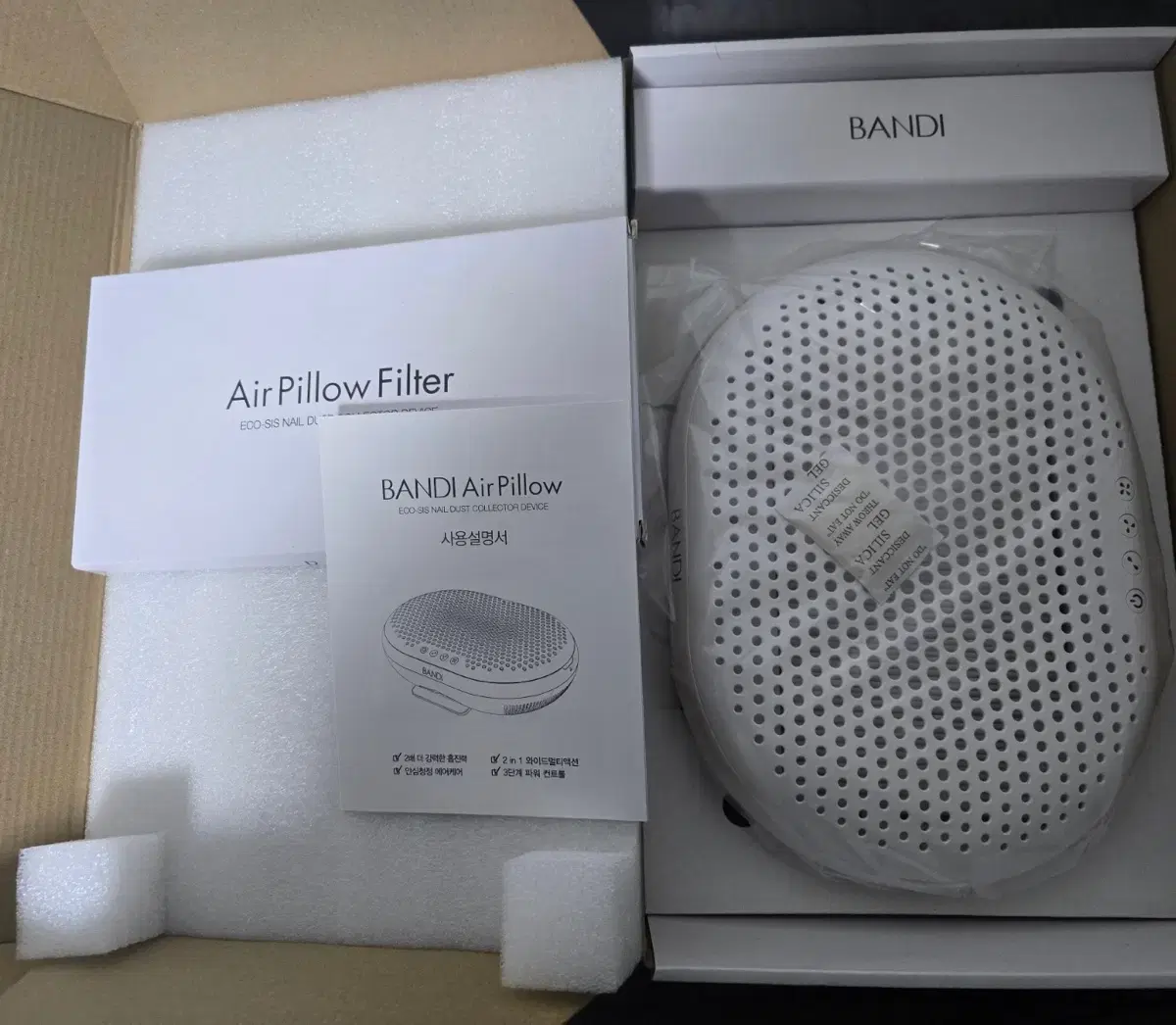 Bandi Ecco Sys Air Pillow Dust Collector Unused with Refill