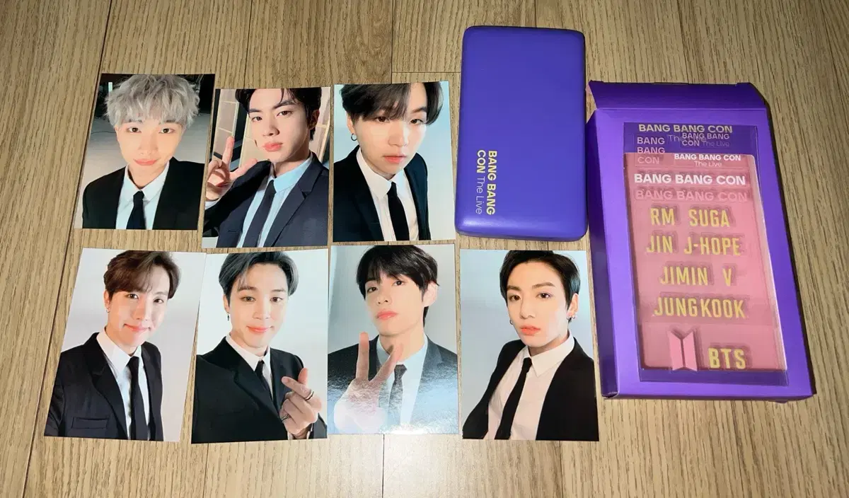 방탄소년단 방방콘 보조배터리 일괄