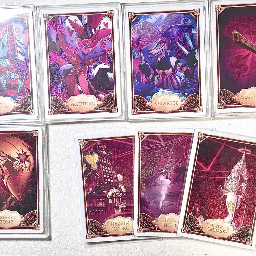 ハズビンホテル プロモカード Vox Valentino Hazbin Hotel Promo Trading Card VOX & VALENTINO - AFTER THE