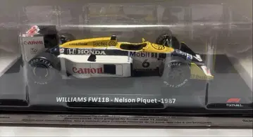 WILLIAMS FW11B 1987 넬슨 피케 윌리엄스 혼다