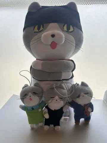 일하는 고양이 BIG 봉제 인형 마스코트