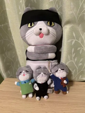 일하는 고양이 BIG 봉제 인형 마스코트