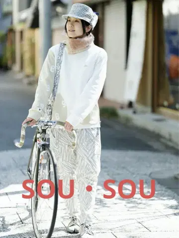 봄버 히트 보트넥 셔츠 sousou 소우소우 자전거 로고 자수 숫자