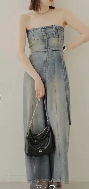Chico 데님 베어 와이드 콤비네존 블루 계열 기타 2