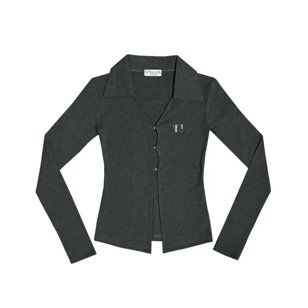 【NEWALRIN】Emblem Boat neck Top Designer fashion, Seoul-fully created | W Concept