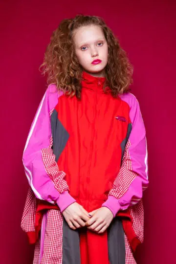 캔디스트리퍼 브레이브 디노사우르 블라우스 레드