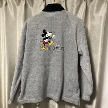 디즈니 하프 지퍼 플리스 자켓 보아 90s 빈티지