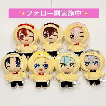 아이나나 키라도루 산책 봉제 인형 7종 세트