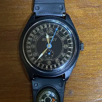 Bulova (SISLEY) 아날로그 쿼츠 시계 나침반 포함