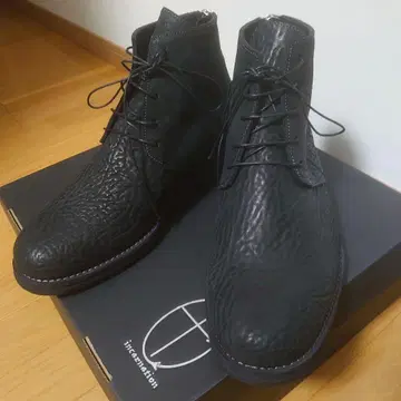 incarnation 호스 배트 RG 가죽 앵클 부츠