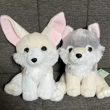 모후토 늑대 모두 친구 봉제 인형 세트 페넥 여우