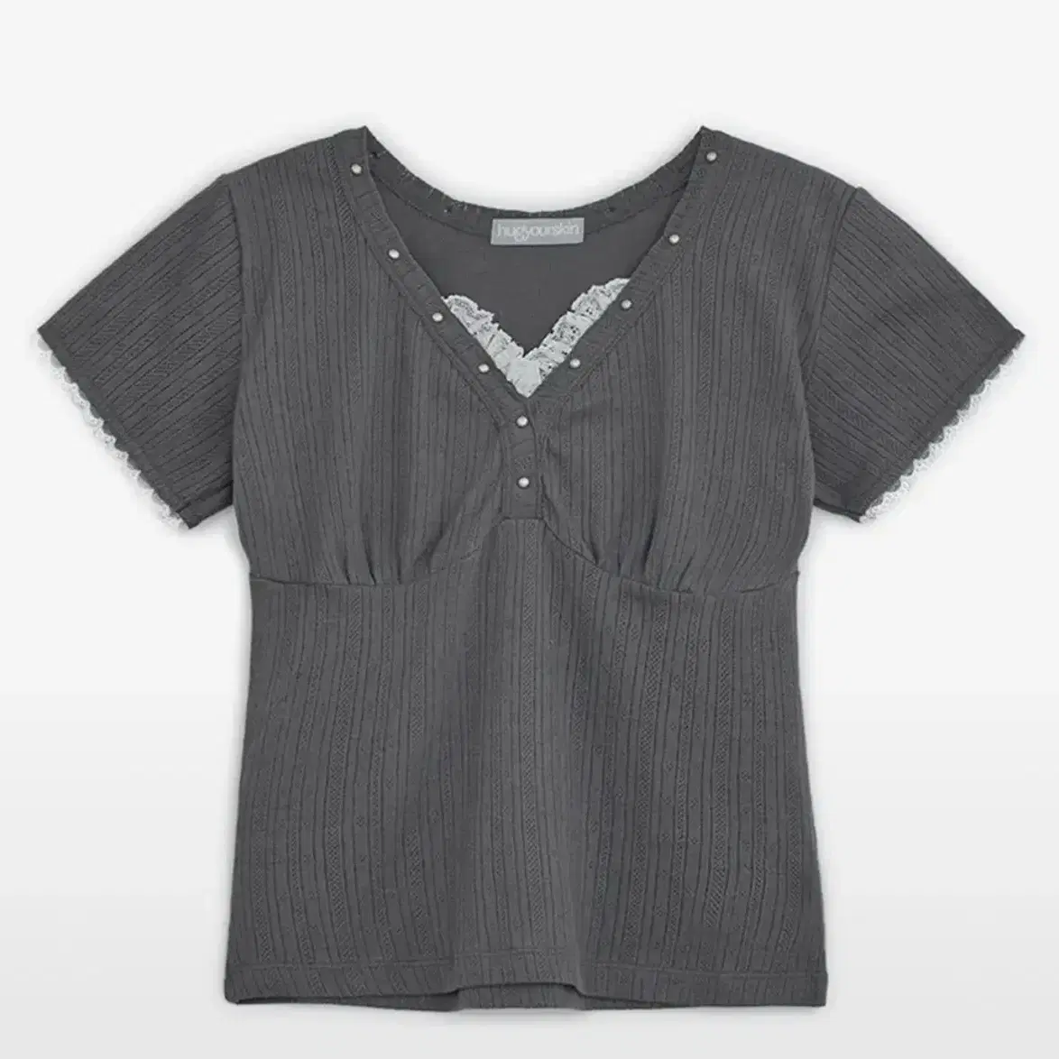 【HUGYOURSKIN】Detachable Round Jacket (Charcoal) MUSINSA | HUG YOUR SKIN Detachable Round Jacket (Charcoal)