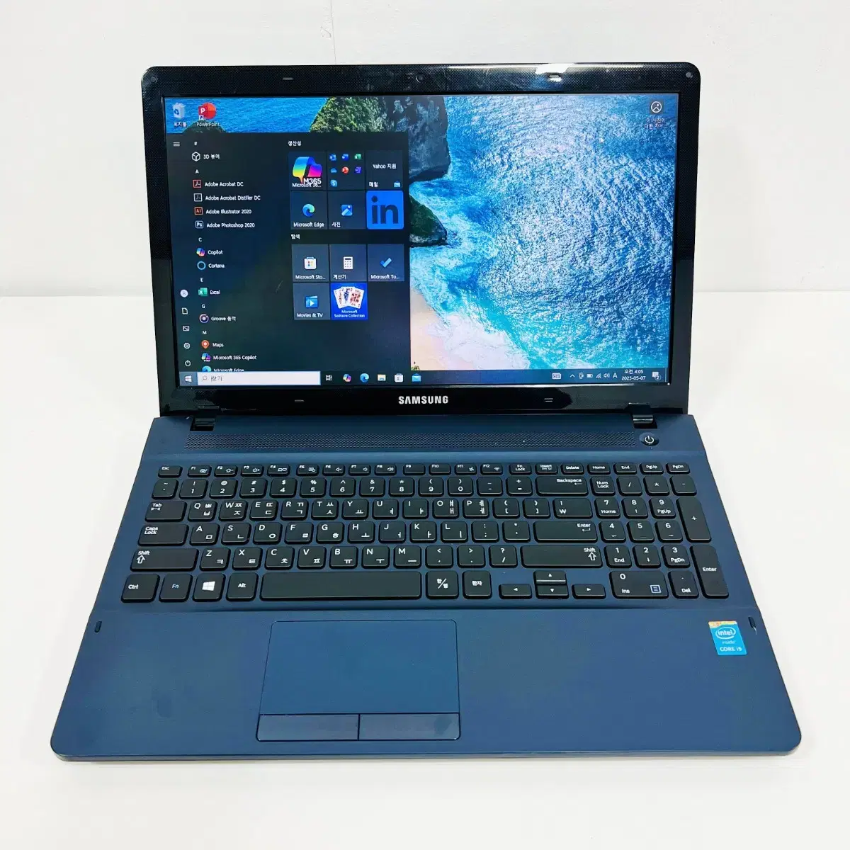 고성능 i5 램8기가 SSD256기가 삼성15.6인치 A급 노트북