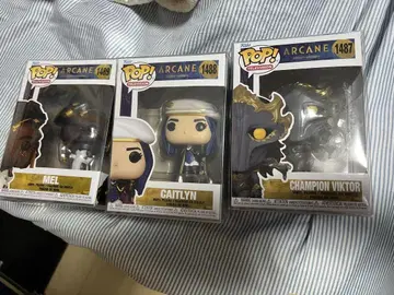 아케인 funko pop 빅터 케이트 린 멜 3세트