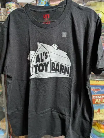 AL'S TOY BARN 티셔츠 블랙 토이스토리