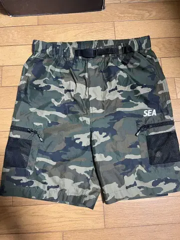 WIND AND SEA 카고 쇼츠 WOODLAND M 사이즈
