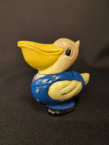 전동영 신용조합 저금통 펠리칸 파랑 의류 H75mm