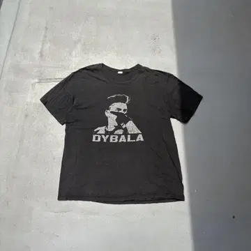 90s paulo dybala 축구 페이드 반팔 티셔츠 2XL