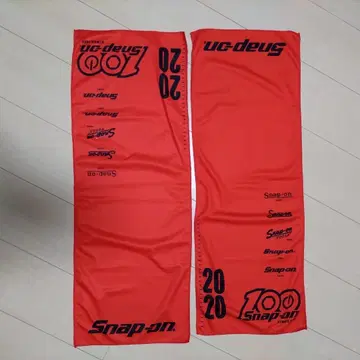 2개 세트 스냅온 snap-on 냉감 타월 100주년 기념 한정판