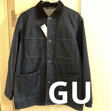 가을 옷 GU 커버올 자켓 데님 자켓