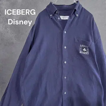ICEBERG 아이스버그 이탈리아제 미키 자수 셔츠 빈티지