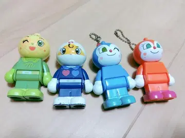 호빵맨 블록 라보 인형 4종 세트
