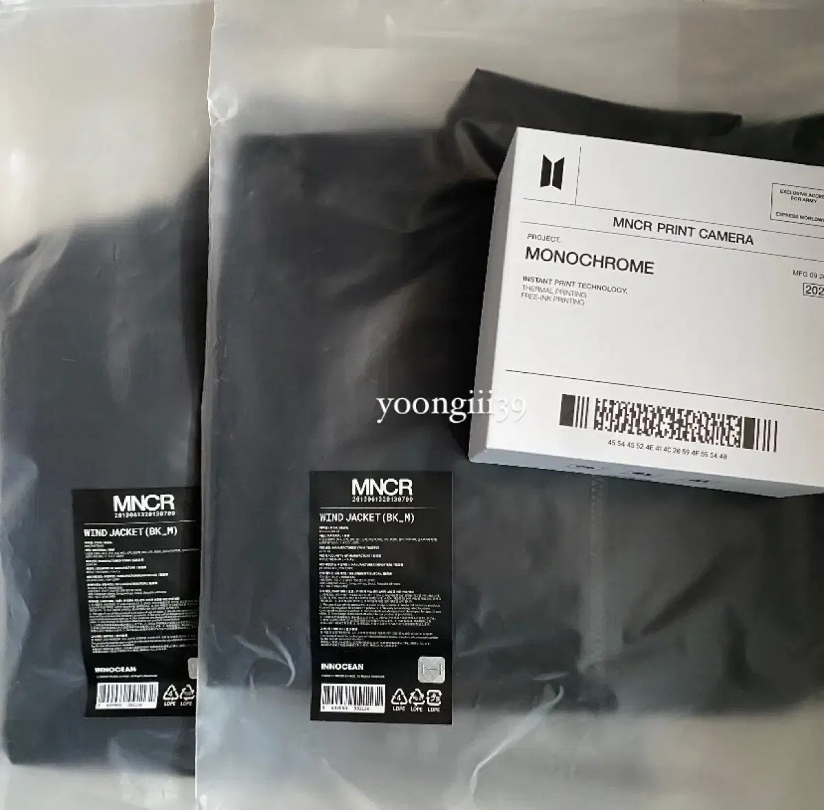 Sealed Bangtan BTS MONOCHROME Overseas Pop Up