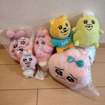빤쮸토끼 묶음 판매 마스코트 파우치 봉제 인형 카와이소니!