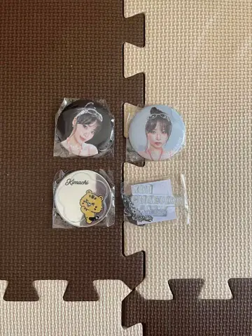 LE SSERAFIM 체원 팝업 가챠 4종 컴프 캔뱃지