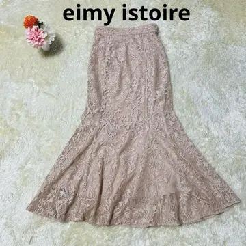 eimy istoire Erin 머메이드 레이스 스커트 핑크 M 사이즈