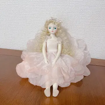 와카쓰키 마리코 비스크 인형 꽃 핑크
