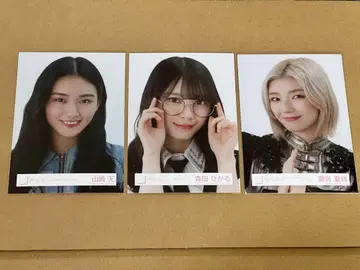모리타 히카루 후지요시 카린 사쿠라자카46 브로마이드 3종 세트