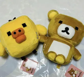 리락쿠마 로봇 봉제 인형 2종 세트